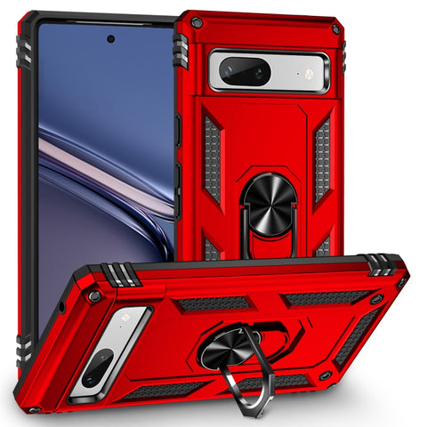 Shockproof TPU + PC Phone Case with Holder, For Google Pixel 7a, For Samsung Galaxy A54, For Xiaomi Redmi A1
