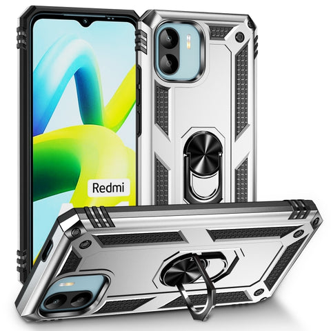 Shockproof TPU + PC Phone Case with Holder, For Google Pixel 7a, For Samsung Galaxy A54, For Xiaomi Redmi A1