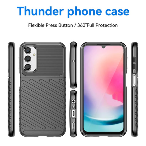 Thunderbolt Shockproof TPU Phone Case, For Samsung Galaxy A24 4G