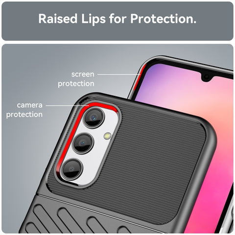 Thunderbolt Shockproof TPU Phone Case, For Samsung Galaxy A24 4G