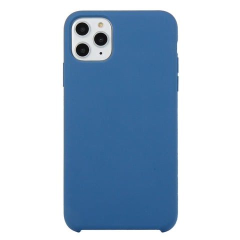 For iPhone 11 Solid Color Solid Silicone  Shockproof Case (Hibiscus Pink), For iPhone 11 Pro