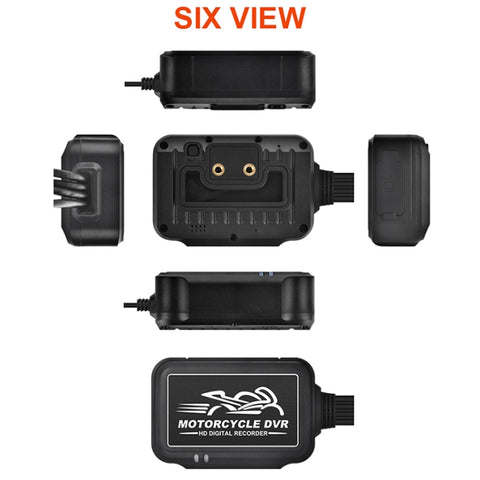 SE3 Dual AHD 1080P Waterproof HD Motorcycle DVR, Support TF Card / Cycling Video / Parking Monitoring, SE3