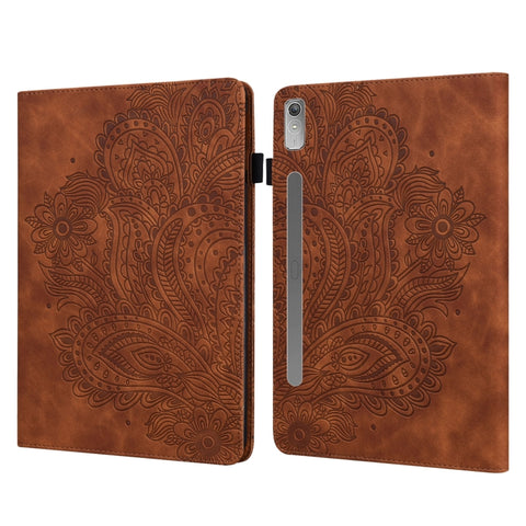 Peacock Embossed Pattern Leather Tablet Case, For Lenovo Tab M8 4th Gen TB-300FU, For Lenovo Tab P11 Gen 2, For Lenovo Tab P11 Pro Gen 2, For Huawei MatePad SE 10.4 2022, For Samsung Galaxy Tab S5e, For Samsung Galaxy Tab A 9.7 T550 / T555