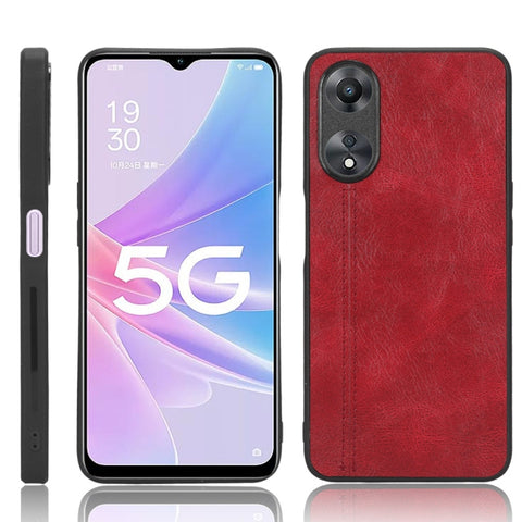 Sewing Cow Pattern Skin PC + PU + TPU Phone Case, For OPPO A58 5G, For Realme C30s/C30 4G, For Infinix Note 11/Note 12 G88, For Infinix Note 12 G96, For Xiaomi Redmi K60 5G, For Xiaomi Redmi K60E 5G, For Xiaomi Redmi Note 12 Pro 5G                     ...