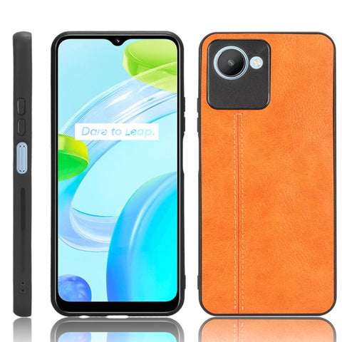Sewing Cow Pattern Skin PC + PU + TPU Phone Case, For OPPO A58 5G, For Realme C30s/C30 4G, For Infinix Note 11/Note 12 G88, For Infinix Note 12 G96, For Xiaomi Redmi K60 5G, For Xiaomi Redmi K60E 5G, For Xiaomi Redmi Note 12 Pro 5G                     ...