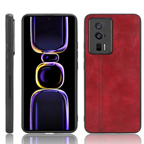 Sewing Cow Pattern Skin PC + PU + TPU Phone Case, For OPPO A58 5G, For Realme C30s/C30 4G, For Infinix Note 11/Note 12 G88, For Infinix Note 12 G96, For Xiaomi Redmi K60 5G, For Xiaomi Redmi K60E 5G, For Xiaomi Redmi Note 12 Pro 5G                     ...