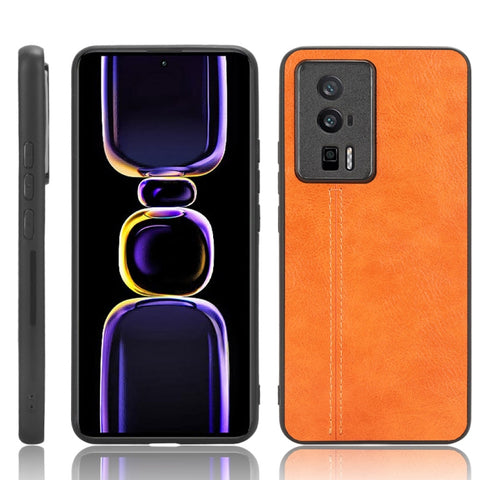 Sewing Cow Pattern Skin PC + PU + TPU Phone Case, For OPPO A58 5G, For Realme C30s/C30 4G, For Infinix Note 11/Note 12 G88, For Infinix Note 12 G96, For Xiaomi Redmi K60 5G, For Xiaomi Redmi K60E 5G, For Xiaomi Redmi Note 12 Pro 5G                     ...