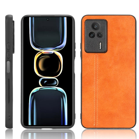 Sewing Cow Pattern Skin PC + PU + TPU Phone Case, For OPPO A58 5G, For Realme C30s/C30 4G, For Infinix Note 11/Note 12 G88, For Infinix Note 12 G96, For Xiaomi Redmi K60 5G, For Xiaomi Redmi K60E 5G, For Xiaomi Redmi Note 12 Pro 5G                     ...
