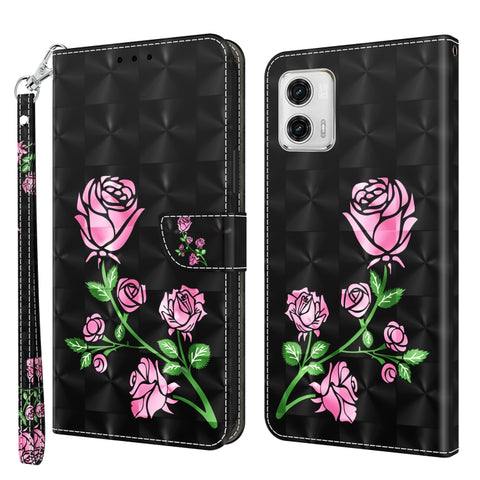 3D Painted Leather Phone Case, For Motorola Moto G73, For Google Pixel 7 5G, For Google Pixel 7 Pro 5G, For Google Pixel 7a 5G