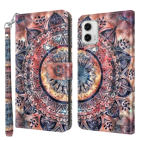 3D Painted Leather Phone Case, For Motorola Moto G73, For Google Pixel 7 5G, For Google Pixel 7 Pro 5G, For Google Pixel 7a 5G