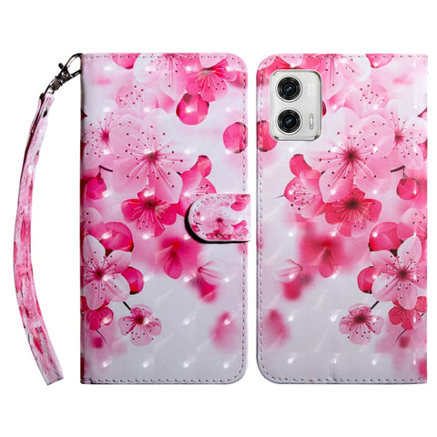 3D Painted Leather Phone Case, For Motorola Moto G73, For Google Pixel 7 5G, For Google Pixel 7 Pro 5G, For Google Pixel 7a 5G