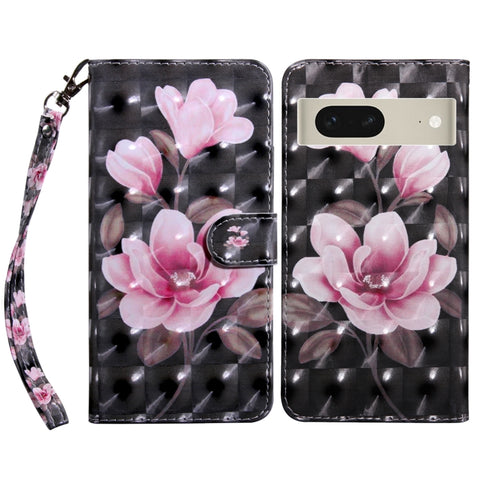 3D Painted Leather Phone Case, For Motorola Moto G73, For Google Pixel 7 5G, For Google Pixel 7 Pro 5G, For Google Pixel 7a 5G
