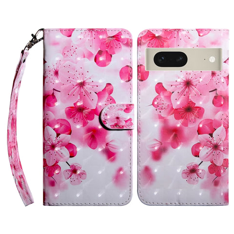3D Painted Leather Phone Case, For Motorola Moto G73, For Google Pixel 7 5G, For Google Pixel 7 Pro 5G, For Google Pixel 7a 5G
