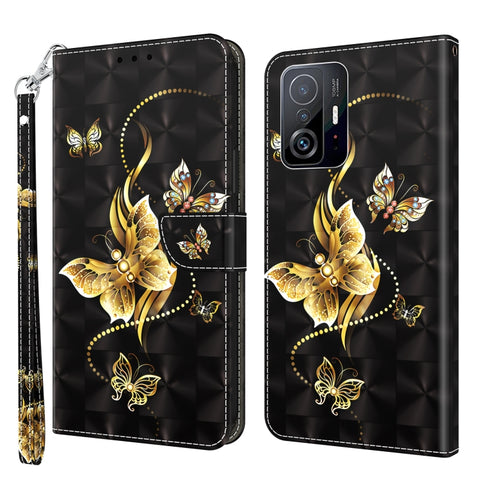 3D Painted Leather Phone Case, For Xiaomi Redmi 11A, For Samsung Galaxy A24 4G, For Samsung Galaxy A34, For Xiaomi Mi 11T Pro