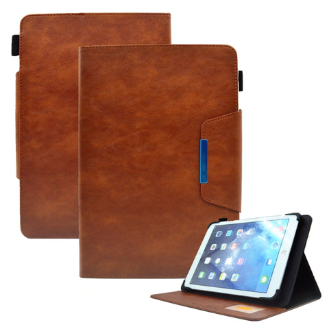 Suede Cross Texture Magnetic Clasp Leather Tablet Case, For 7 inch, For 8 inch, For 10 inch