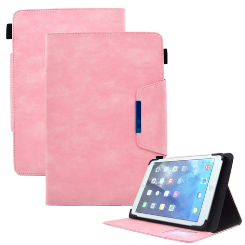 Suede Cross Texture Magnetic Clasp Leather Tablet Case, For 7 inch, For 8 inch, For 10 inch