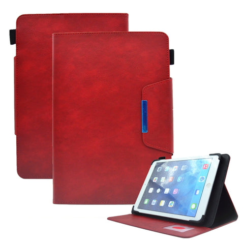 Suede Cross Texture Magnetic Clasp Leather Tablet Case, For 7 inch, For 8 inch, For 10 inch