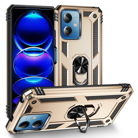 Shockproof TPU + PC Phone Case with Holder, For Xiaomi Redmi Note 12 Pro+, For Xiaomi Redmi Note 12 Pro 5G, For Xiaomi Redmi Note 12 5G Global, For Samsung Galaxy A34