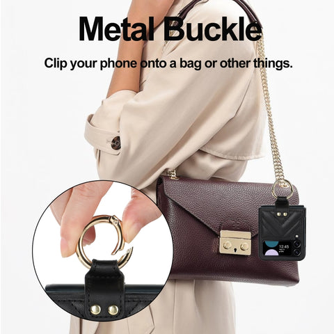 V-shaped Folding Protective Phone Case with Folding Ring, For Samsung Galaxy Z Flip4