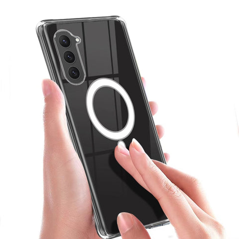 MagSafe Magnetic Acrylic TPU Phone Case, For Samsung Galaxy S23 5G, For Samsung Galaxy S23+ 5G, For Samsung Galaxy S23 Ultra 5G
