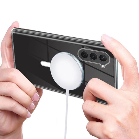 MagSafe Magnetic Acrylic TPU Phone Case, For Samsung Galaxy S23 5G, For Samsung Galaxy S23+ 5G, For Samsung Galaxy S23 Ultra 5G