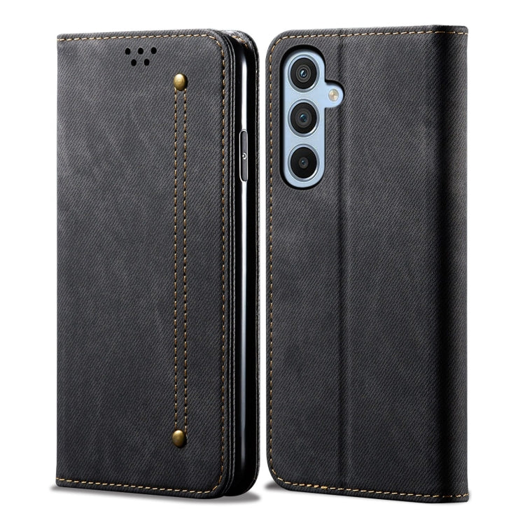 Denim Texture Leather Phone Case, For Samsung Galaxy M14