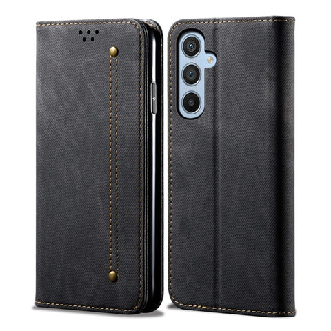 Denim Texture Leather Phone Case, For Samsung Galaxy M14