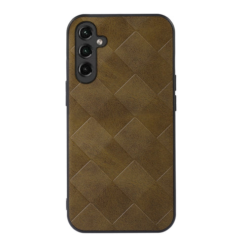 Weave Plaid PU Phone Case, For OnePlus 11, For OnePlus 11R/Ace 2, For Samsung Galaxy A24 4G