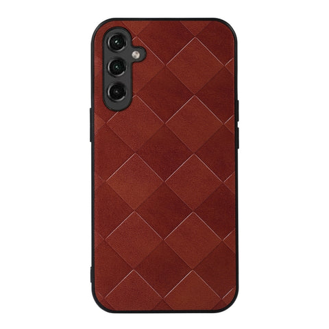 Weave Plaid PU Phone Case, For OnePlus 11, For OnePlus 11R/Ace 2, For Samsung Galaxy A24 4G