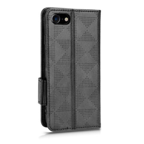Symmetrical Triangle Leather Phone Case, For iPhone SE 2022 / SE 2020 / 8 / 7