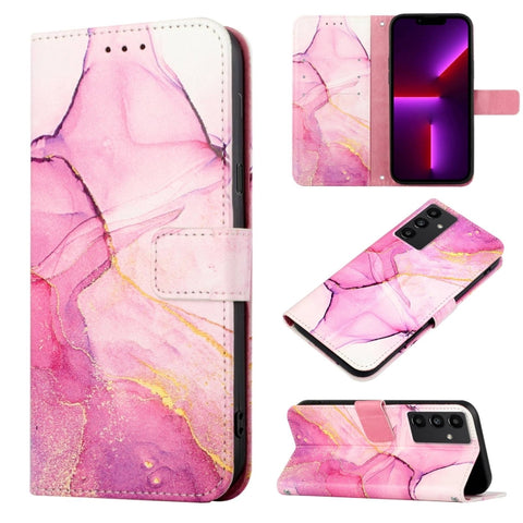 PT003 Marble Pattern Flip Leather Phone Case, For Samsung Galaxy A34 5G, For Samsung Galaxy A54 5G