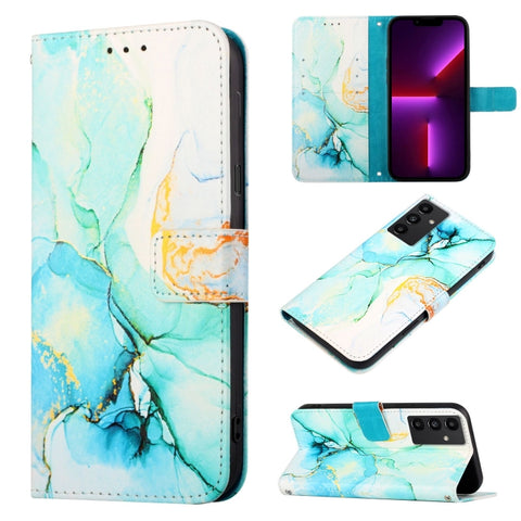 PT003 Marble Pattern Flip Leather Phone Case, For Samsung Galaxy A34 5G, For Samsung Galaxy A54 5G