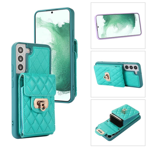 Card Slot Leather Phone Case with Short Lanyard, For Samsung Galaxy S20, For Samsung Galaxy S20+, For Samsung Galaxy S20 Ultra, For Samsung Galaxy S20 FE, For Samsung Galaxy S21 FE