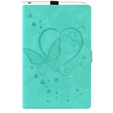 Love Butterfly Pattern Leather Tablet Case with Holder & Sleep / Wake-up Function, For Samsung Galaxy Tab A8 10.5 2021