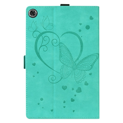 Love Butterfly Pattern Leather Tablet Case with Holder & Sleep / Wake-up Function, For Samsung Galaxy Tab A8 10.5 2021