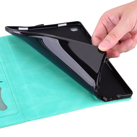 Love Butterfly Pattern Leather Tablet Case with Holder & Sleep / Wake-up Function, For Samsung Galaxy Tab A8 10.5 2021