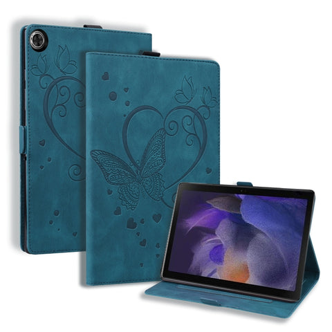 Love Butterfly Pattern Leather Tablet Case with Holder & Sleep / Wake-up Function, For Samsung Galaxy Tab A8 10.5 2021