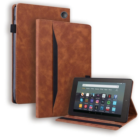 Business Shockproof Horizontal Flip Leather Tablet Case with Wake-up Function, For Samsung Galaxy Tab A8 10.5 2021, For Amazon Kindle Fire 7 2022