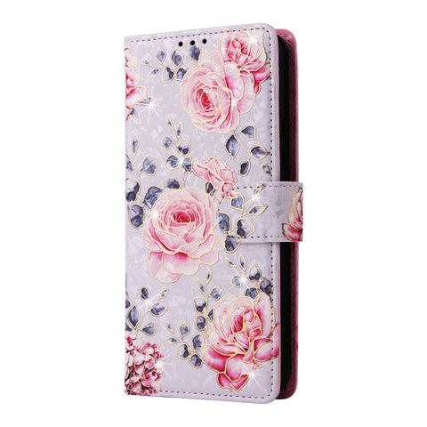 Bronzing Painting RFID Leather Phone Case, For Samsung Galaxy A34 5G, For Samsung Galaxy A54 5G