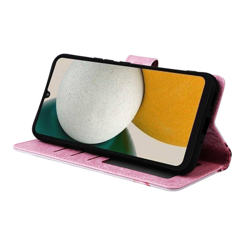 Bronzing Painting RFID Leather Phone Case, For Samsung Galaxy A34 5G, For Samsung Galaxy A54 5G