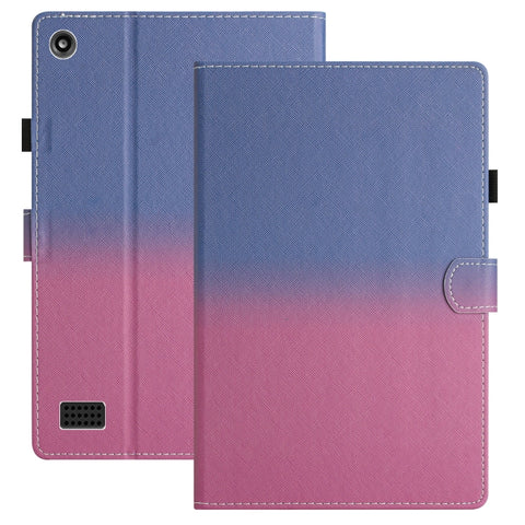 Stitching Gradient Leather Tablet Case, For Amazon Kindle Paperwhite 4/3/2/1, For Amazon Kindle Fire 7 2019 / 2017 / 2015, For Samsung Galaxy Tab A 10.1 2019 T510 / T515, For Samsung Galaxy Tab A7 Lite T220 / T225                                       ...