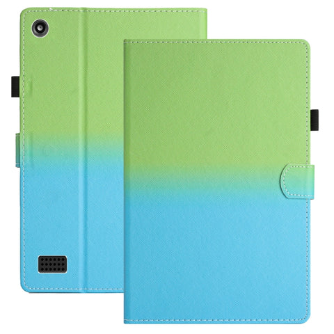 Stitching Gradient Leather Tablet Case, For Amazon Kindle Paperwhite 4/3/2/1, For Amazon Kindle Fire 7 2019 / 2017 / 2015, For Samsung Galaxy Tab A 10.1 2019 T510 / T515, For Samsung Galaxy Tab A7 Lite T220 / T225                                       ...
