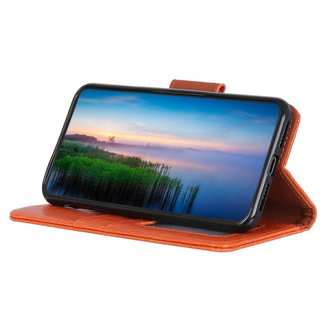 Nappa Texture Leather Phone Case, For Samsung Galaxy M14