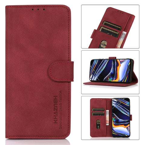 KHAZNEH Matte Texture Leather Phone Case, For Samsung Galaxy M14