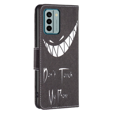 Colored Drawing Pattern Leather Phone Case, For Nokia G22
