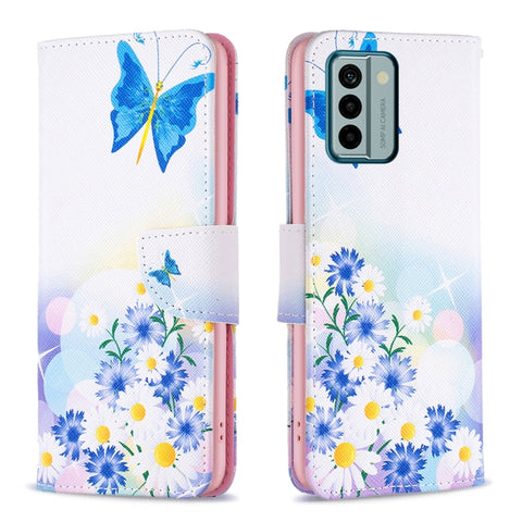 Colored Drawing Pattern Leather Phone Case, For Nokia G22