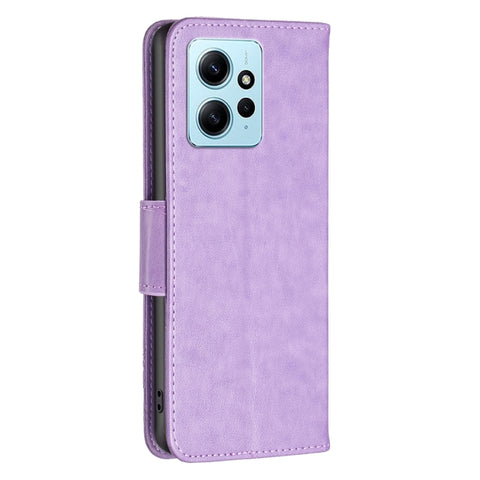 Two Butterflies Embossing Leather Phone Case, For Xiaomi Redmi Note 12 4G Global, For Nokia G22, For Samsung Galaxy A24 4G, For Samsung Galaxy M14 5G