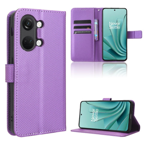 Diamond Texture Leather Phone Case, For OnePlus 11R / Ace 2, For OnePlus Ace 2V, For Umidigi A13 Pro 5G, For ZTE Blade A32, For ZTE Blade V40 Design