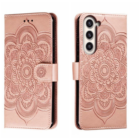 Sun Mandala Embossing Pattern Phone Leather Case, For Samsung Galaxy S23+ 5G, For Samsung Galaxy S23 Ultra 5G