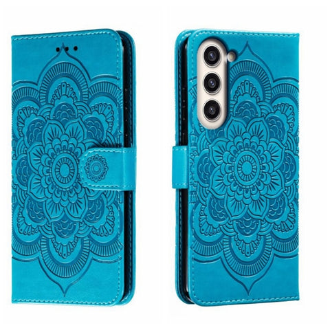 Sun Mandala Embossing Pattern Phone Leather Case, For Samsung Galaxy S23+ 5G, For Samsung Galaxy S23 Ultra 5G